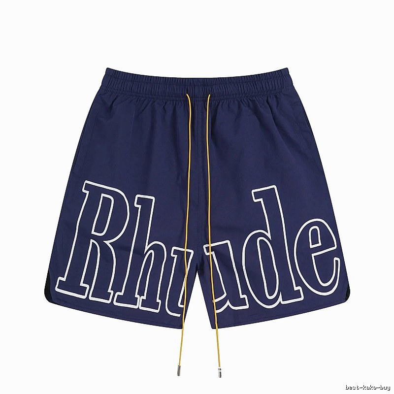 RHUDE Alphabet Wind Dark Blue Shorts