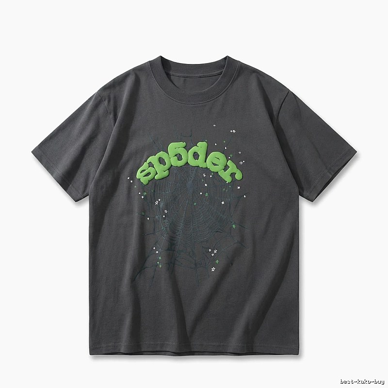 Sp5der Dark Style Black T-shirt
