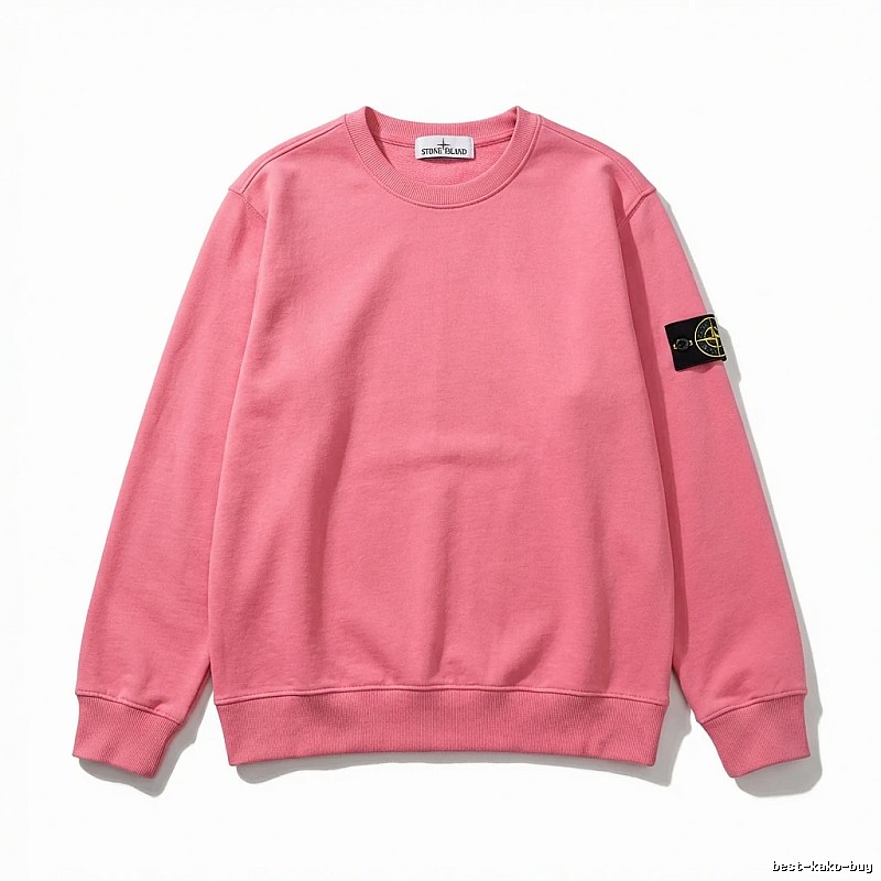 Stone Island basic pink sweatshirt