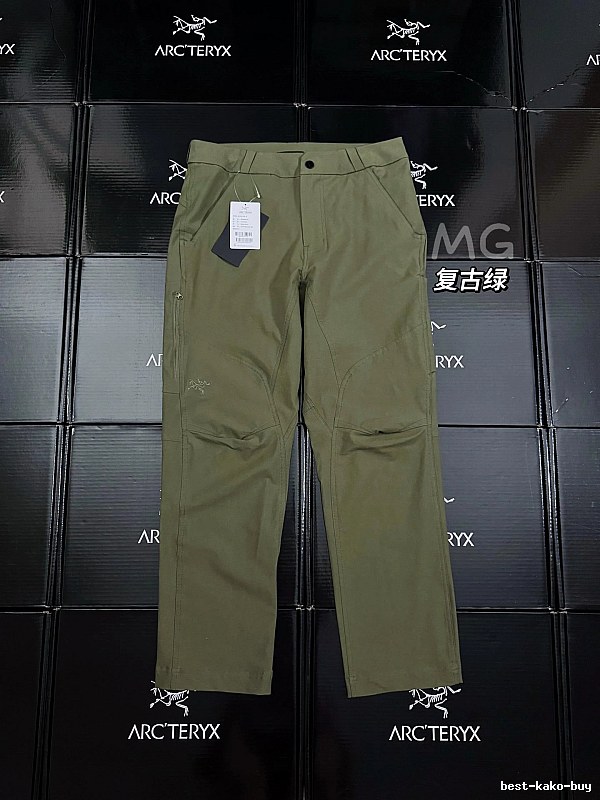 Streetwear Olive Arc'teryx Technical Hiking Pants