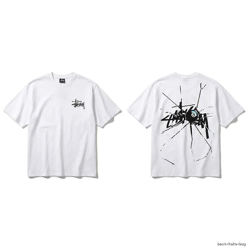 Stussy 8 Ball Style White T-shirt