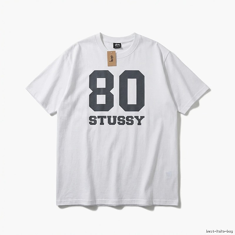 Stussy 80 Series Simple White T-shirt