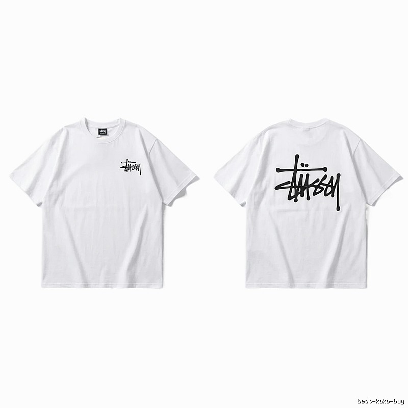 Stussy basic simple white T-shirt