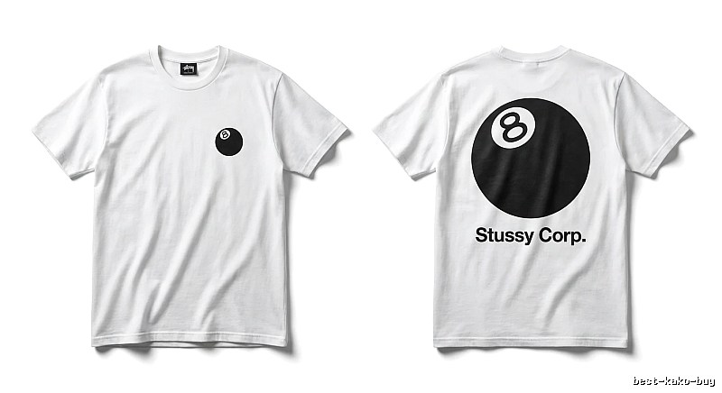 Stussy Billiards Series White T-shirt