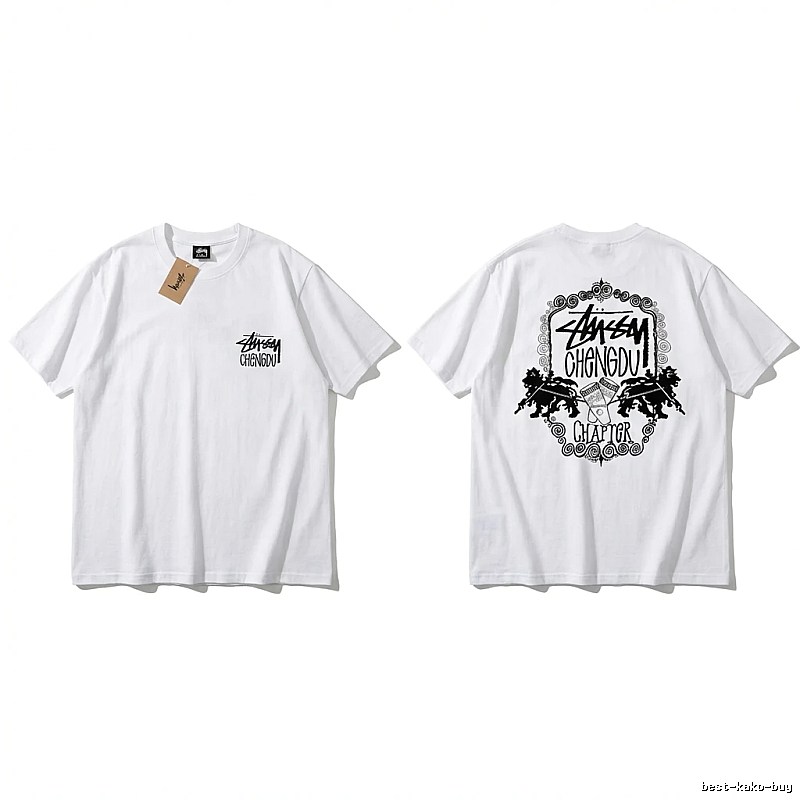 Stussy Chengdu Series Simple White T-shirt