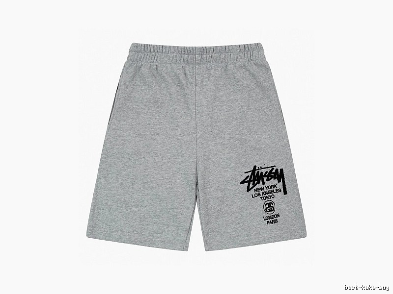 Stussy classic casual gray shorts