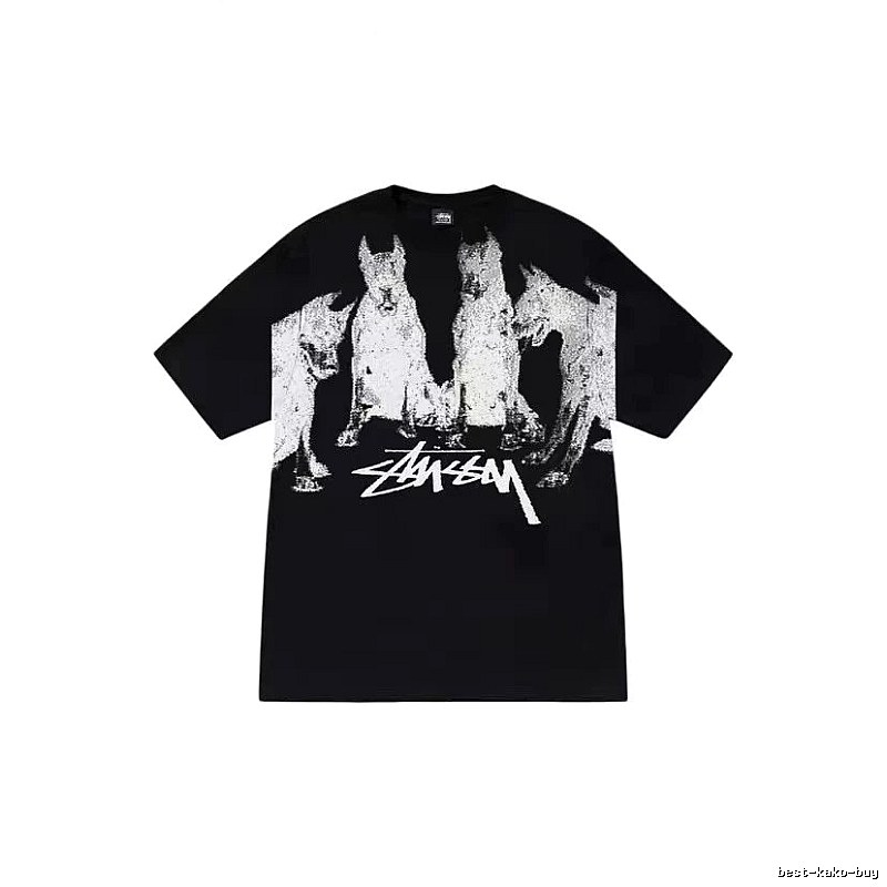 Stussy Classic Graphic T-shirt Black White Stussy for Daily Styling