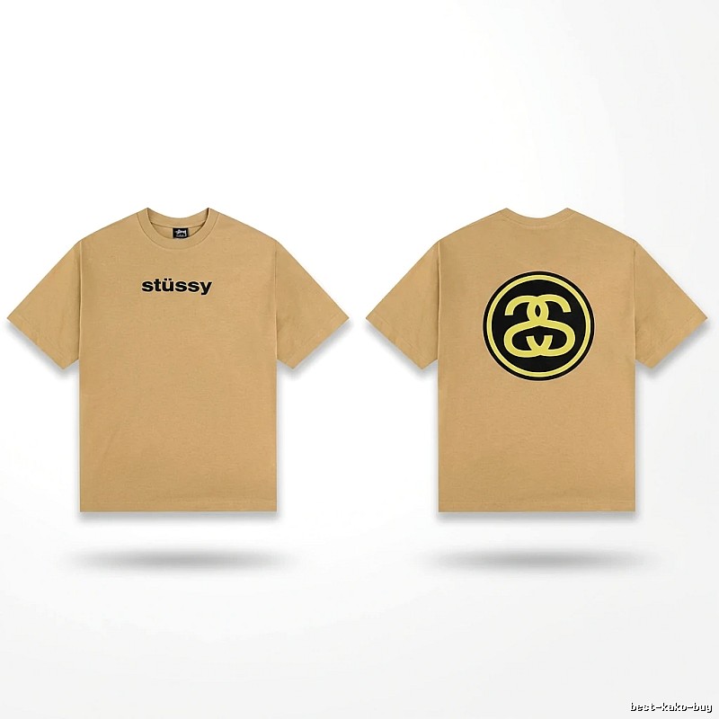 Stussy classic khaki short-sleeve