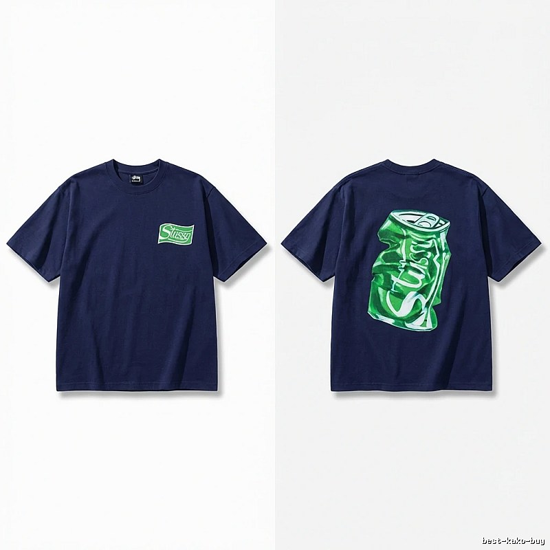 Stussy Cola Print Short-Sleeve T-Shirt