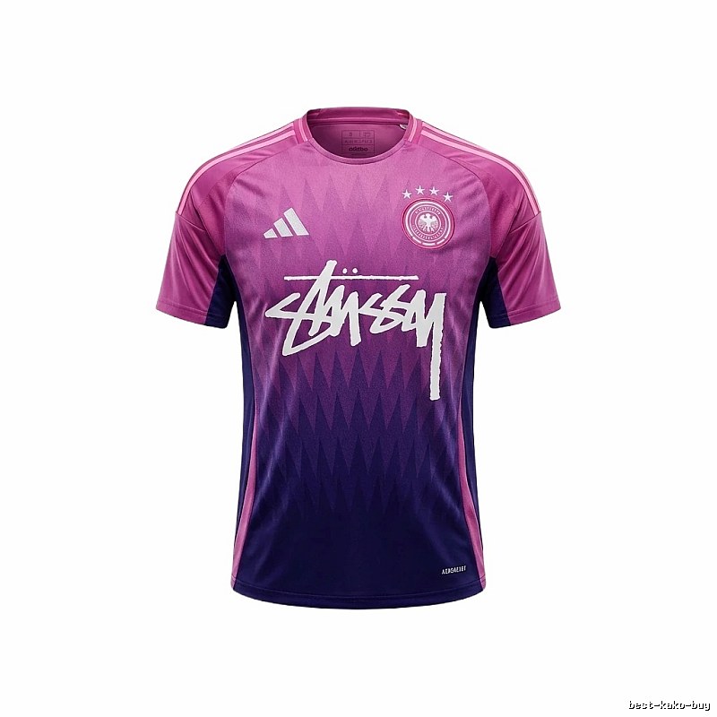 Stussy Gradient Style Pink-Purple T-shirt