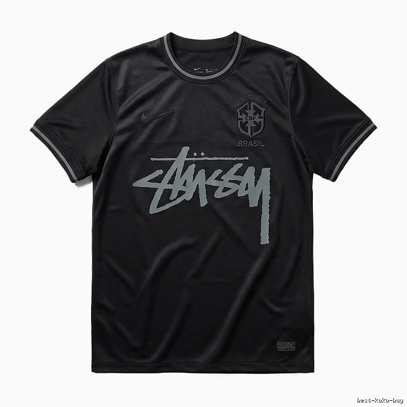 Stussy graffiti-style black T-shirt