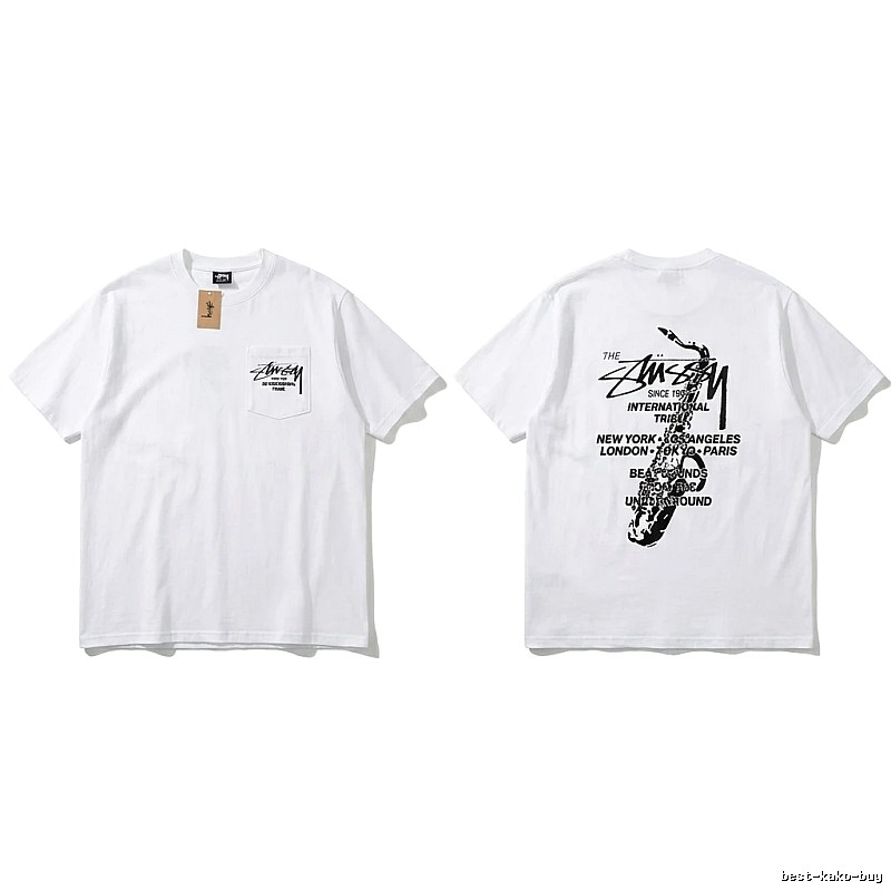 Stussy International Series Simple White T-shirt