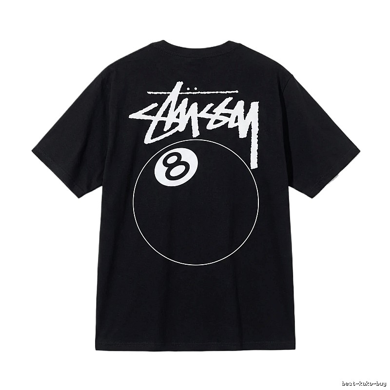 Stussy No. 8 Ball Style Black T-shirt