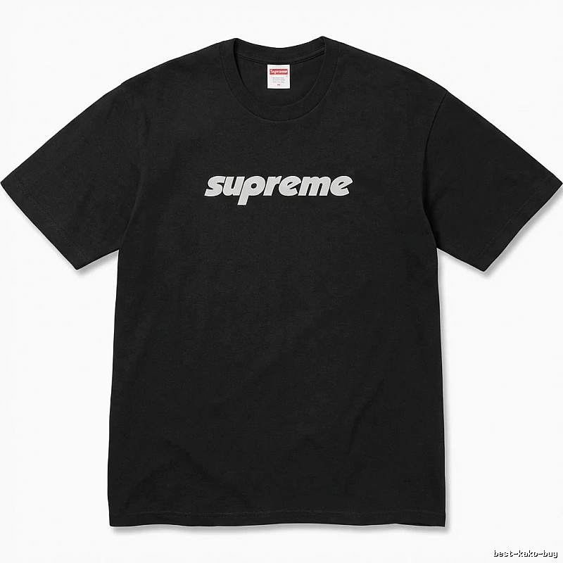 Supreme basic simple black T-shirt