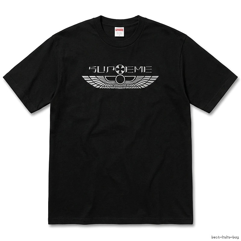 Supreme Flight Series Trendy Cool Black T-shirt