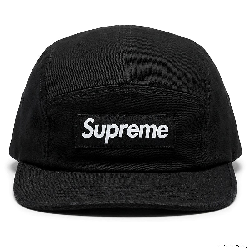 Supreme minimalist style black hat