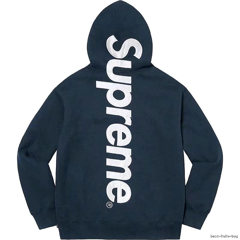 Supreme Premium Style Logo hoodie Gray Red Oversized for Resort Outfits
