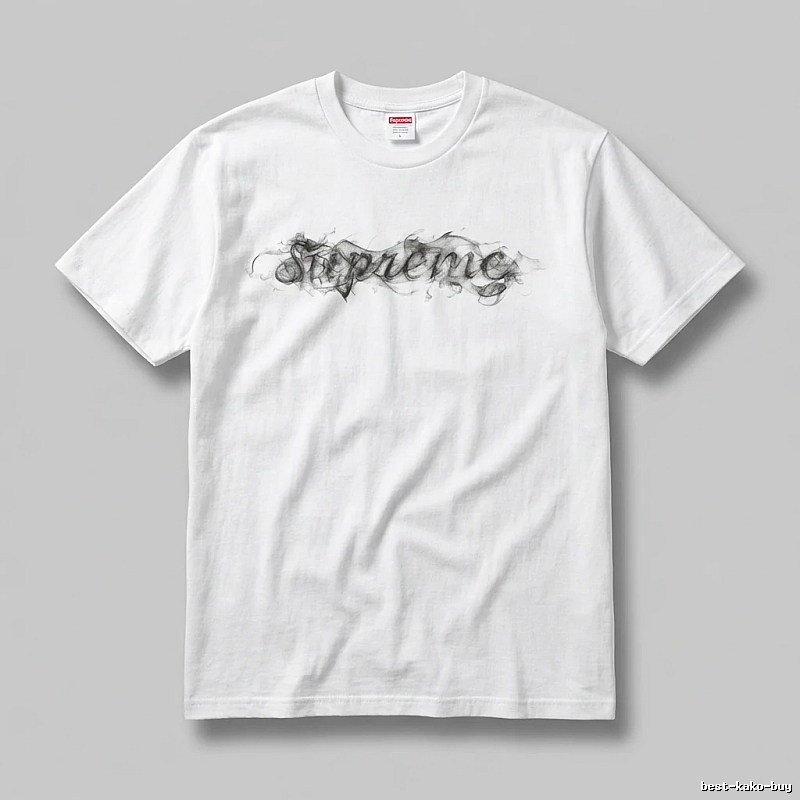 Supreme Smoke Style White T-shirt