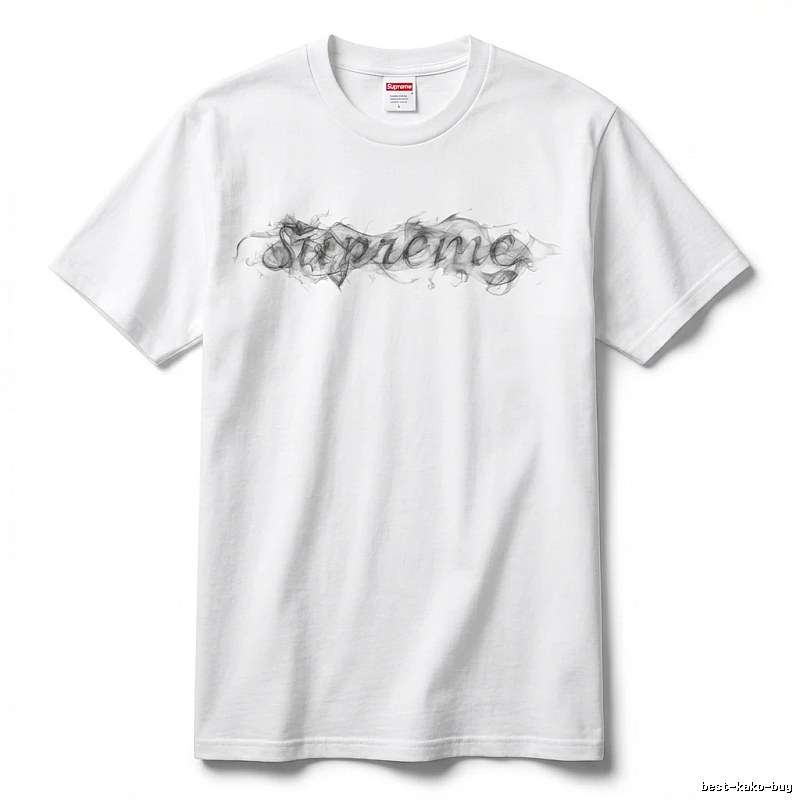 Supreme Smoke Style White T-shirt