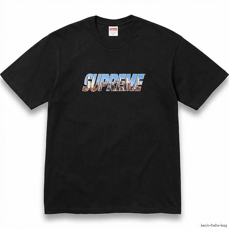 Supreme Urban Style Black T-shirt
