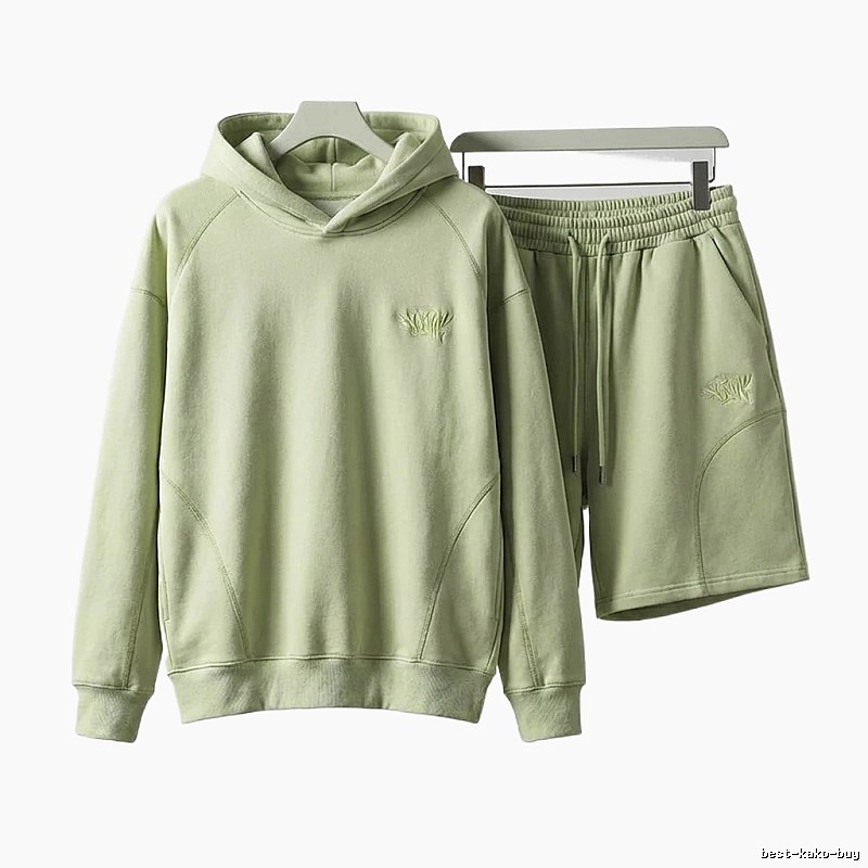 SynaWorld casual style light green suit