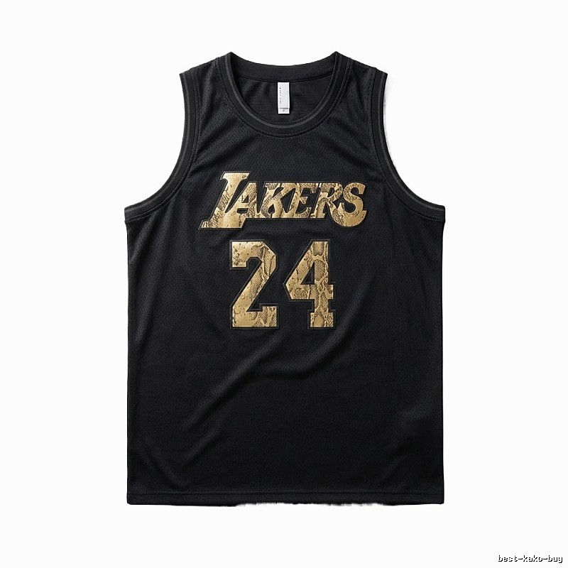 The No. 24 black vest of the Los Angeles Lakers