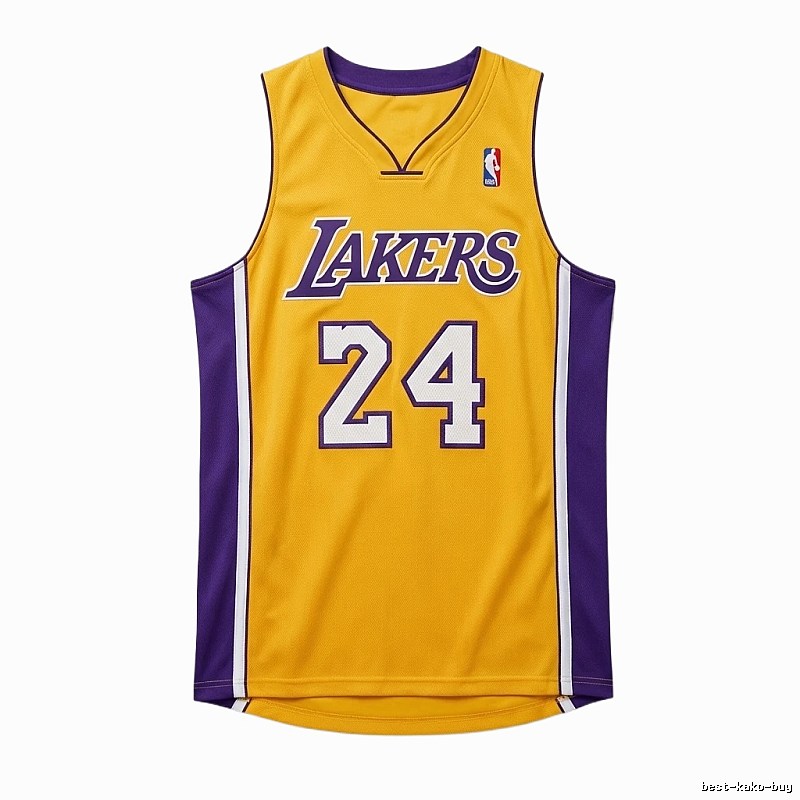 The No. 24 yellow jersey of the Los Angeles Lakers.