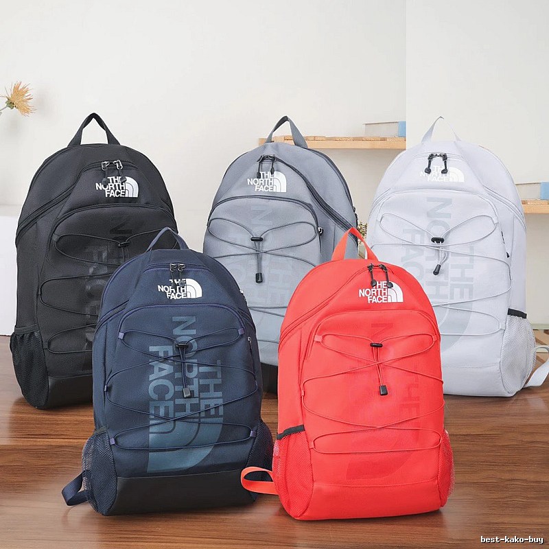 The North Face Backpack with Multi-color Backpack Set for Streetwear Looks