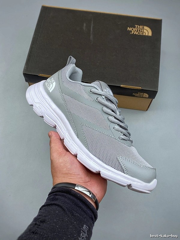 The North Face Gray Mesh Runners, Contrast Overlays
