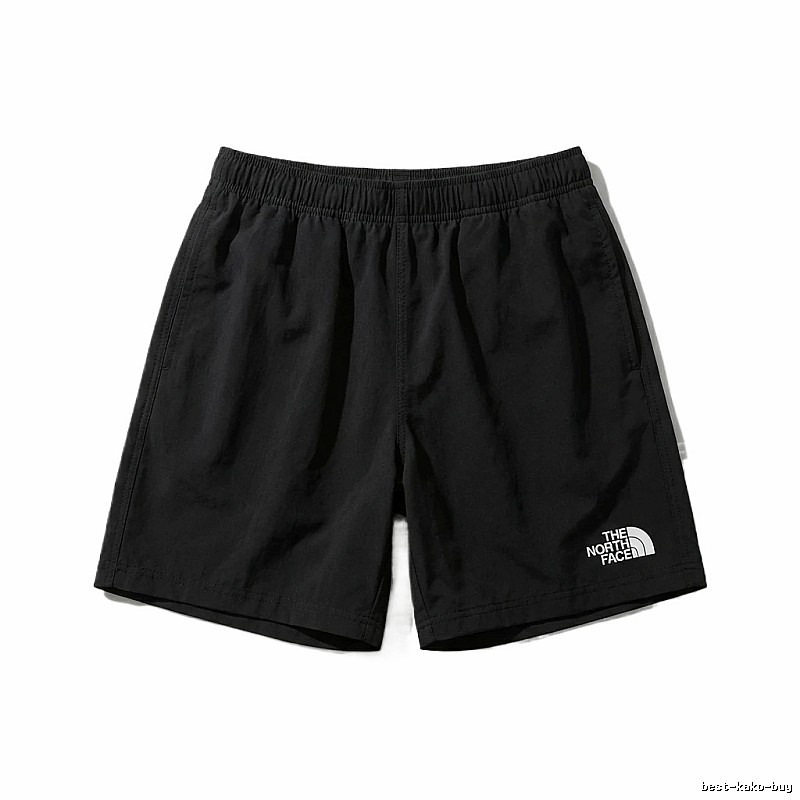 The North Face minimalist style black shorts