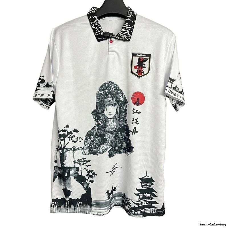 Tokyo Ghoul Black and White Polo Shirt in Japanese Style