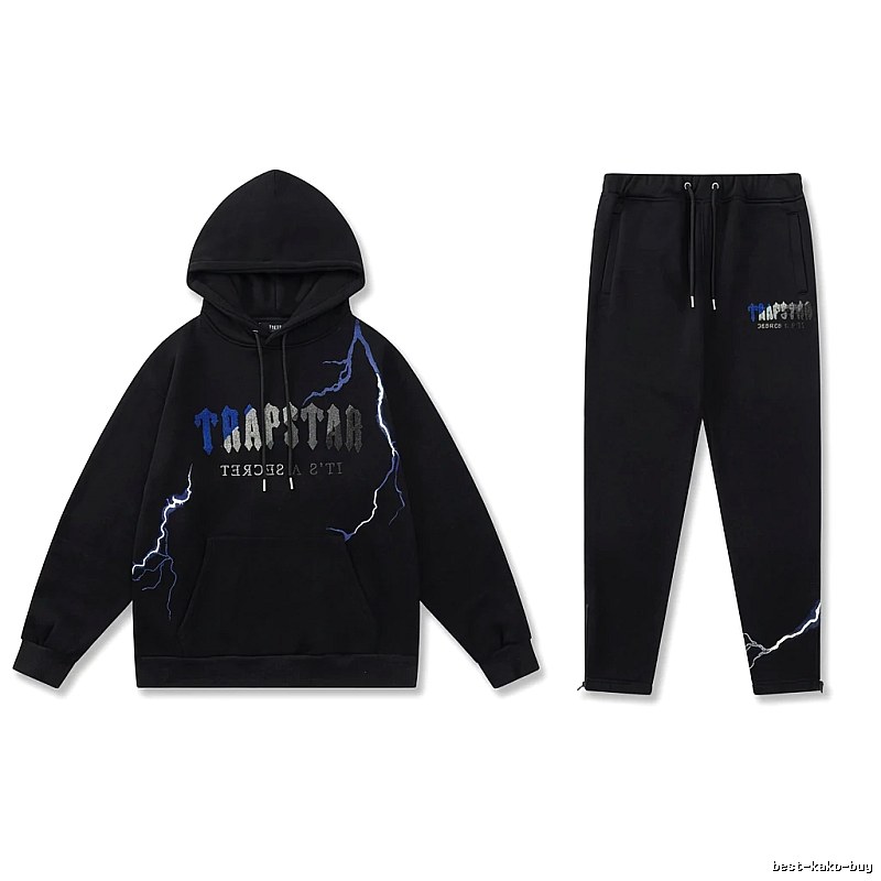 Trapstar Lightning Trendy Cool Black Suit