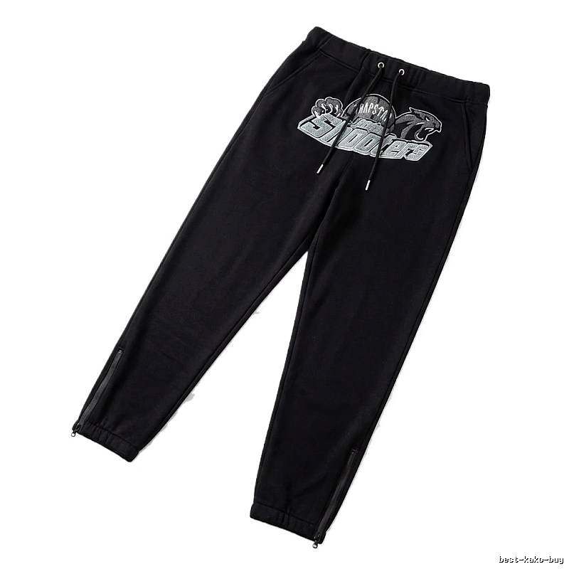 Trapstar Printed Trendy Black Sweatpants