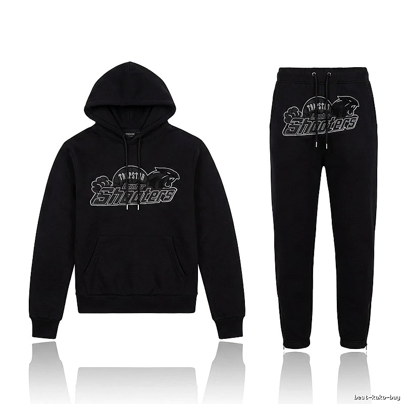 Trapstar trendy and cool style black suit