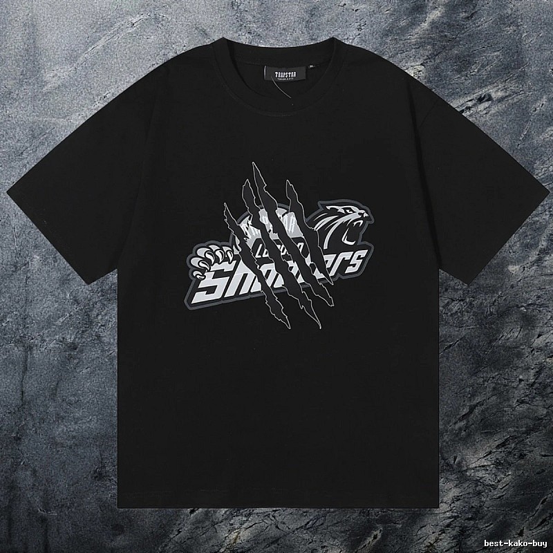 Trapstar Urban Keys graphic T-shirt Black White Key with Statement Pattern