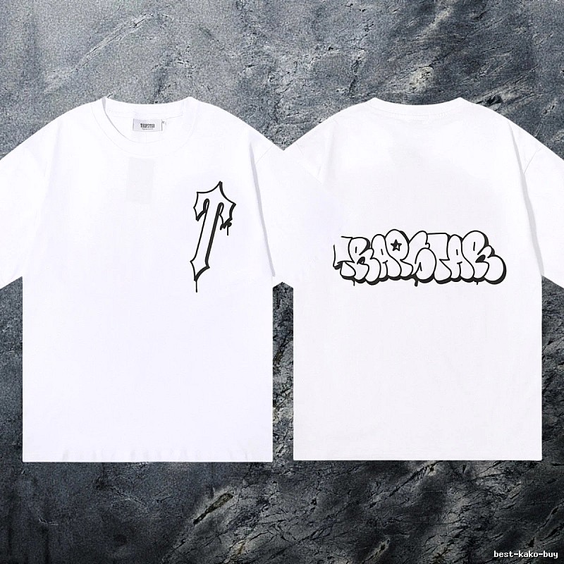 Trapstar Weekend Keys graphic T-shirt Black White Key for Weekend Wear