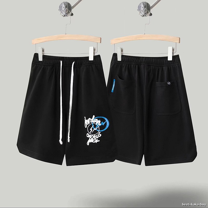 Travis Scott Cactus Jack Street Style Black Shorts