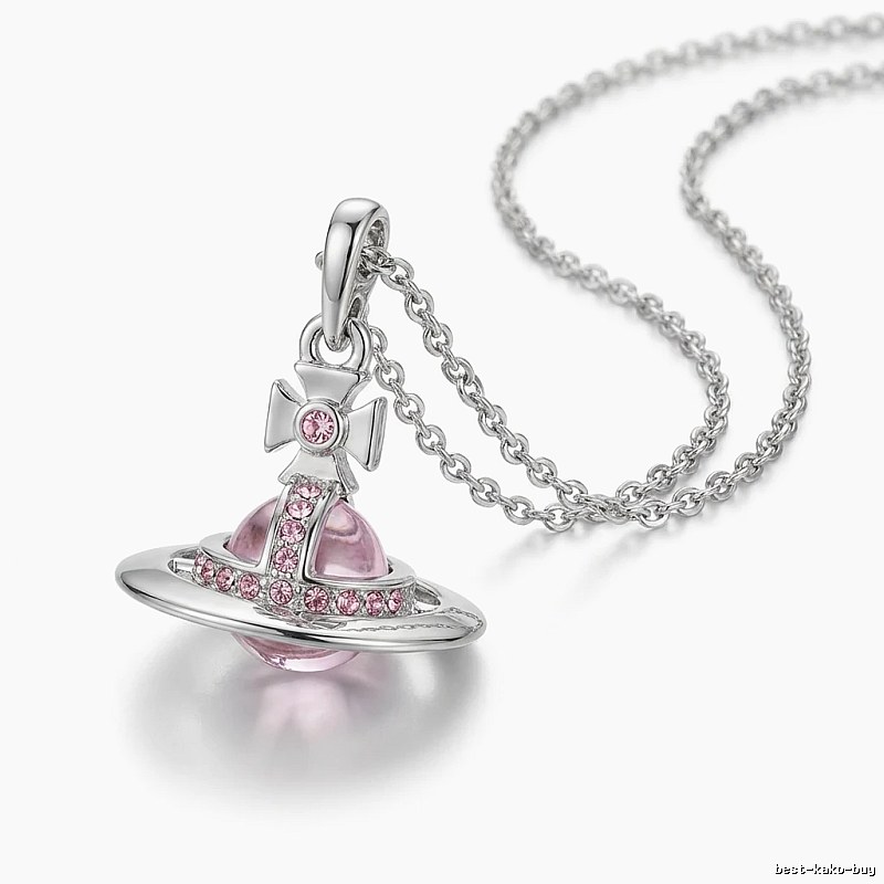 Vivienne Westwood Saturn series silver necklace