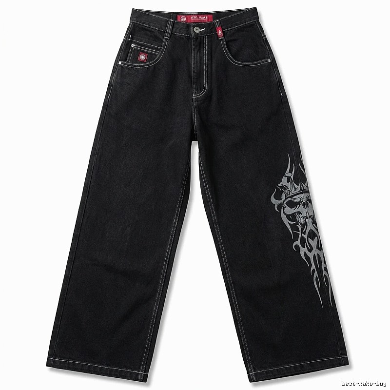 Y2K style black jeans