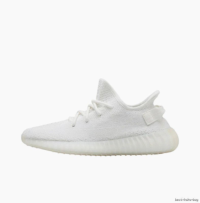 Yeezy minimalist style white shoes